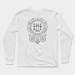 Svefnthorn | Norse Pagan Symbol Long Sleeve T-Shirt